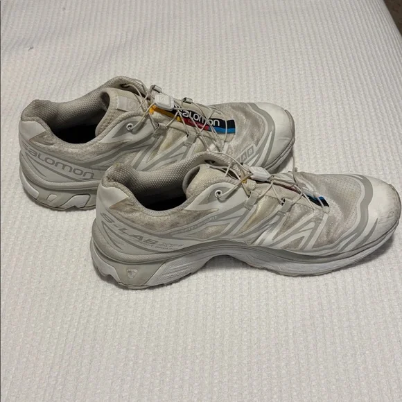 Salomon S-Lab XT6 Soft Ground white tennis shoes - Picture 2 of 3